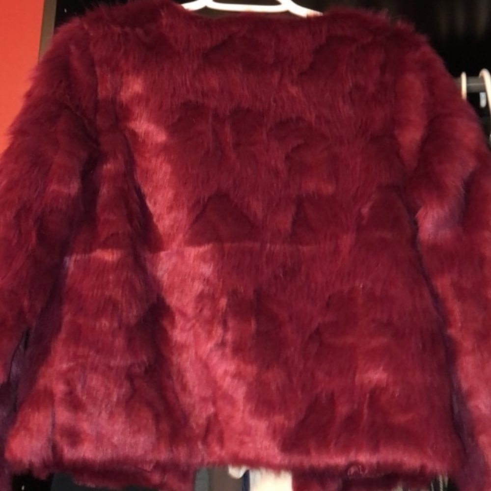 Red Dress Coat - Picture 2 of 2